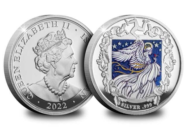 Silver Christmas Sovereign Obverse Reverse
