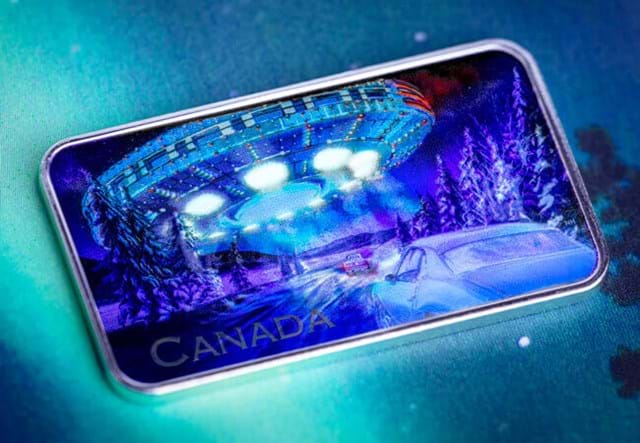 The Yukon Encounter Coin Close Up Black Light