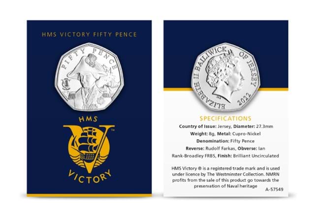 DN 2022 HMS Victory BU Silver 50P Product Images 5