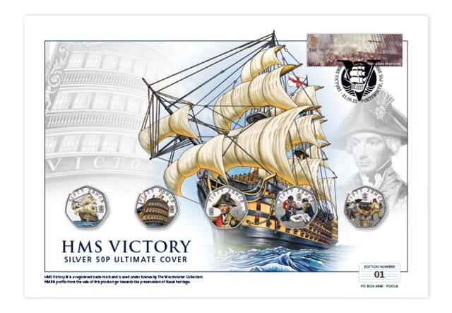 DN 2022 HMS Victory Ultimate Bu Silver 50P PNC Product Images 6