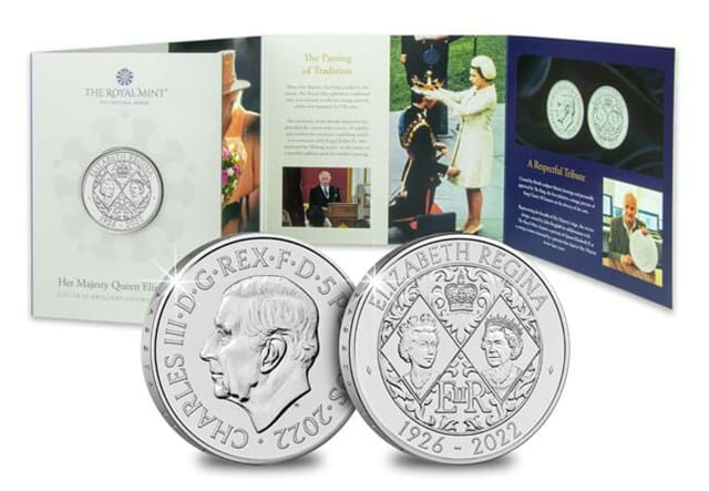 2022 QEII BU £5 Obverse Reverse With Packaging