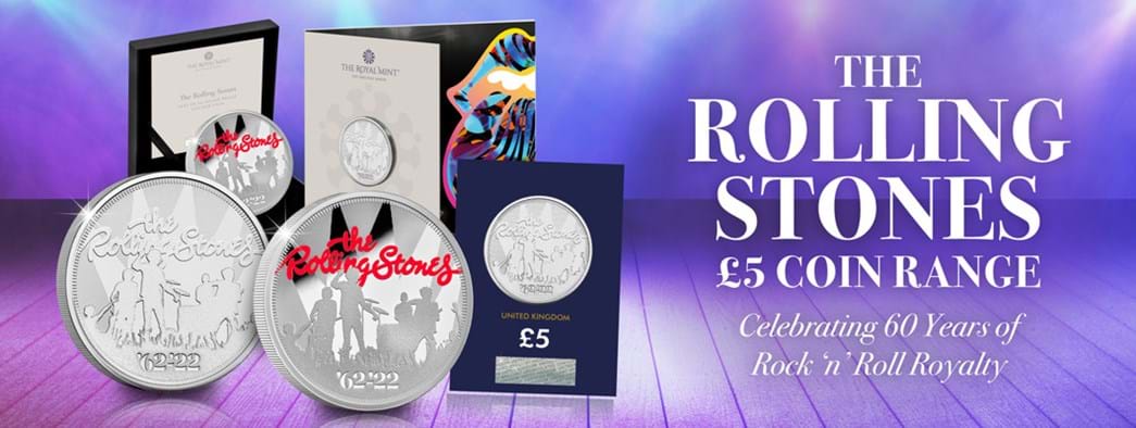 The Rolling Stones £5 Coin Range