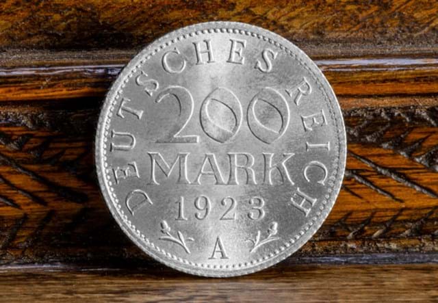 200 Mark Coin Obverse Close Up 2