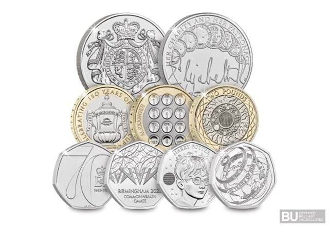 Top Coins of 2022 Reverses with BU Mark