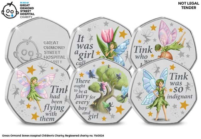 Tinkerbell Medals Obverse With Reverses