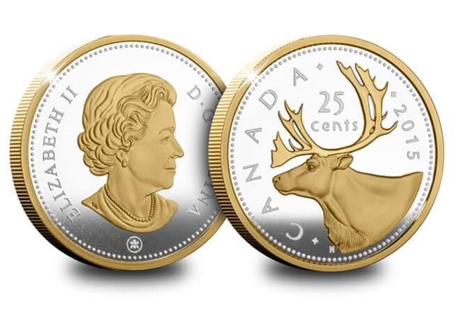 2015 Canada Caribou Coin Obverse Reverse