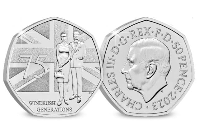 2023 UK Commemorative Coin Set Windrush Generation Obverse Reverse