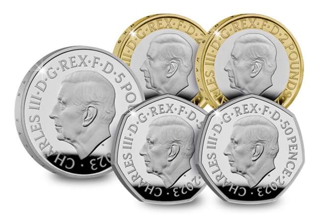 2023 UK Commemorative Coin Set Proof Obverses