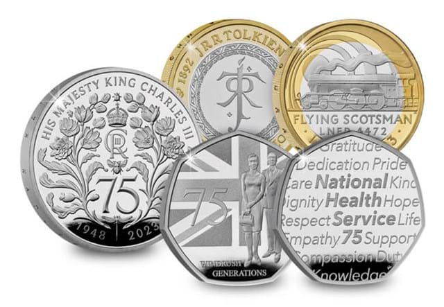 2023 UK Commemorative Coin Set Proof Reverses