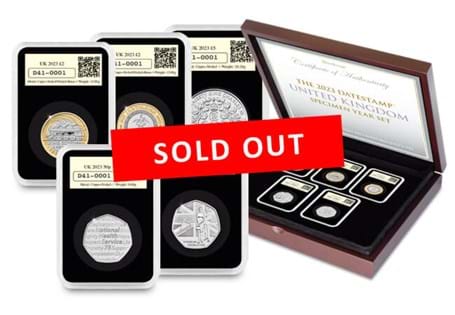 The UK Annual DateStamp™ Specimen Set features King Charles III on the obverse of all coins.