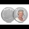 Royal Canadian Mint Portrait Of Queen Elizabeth Silver Coin Obverse Reverse