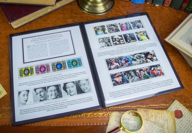 QEII Jubilee Stamp Collection Open Folder 3