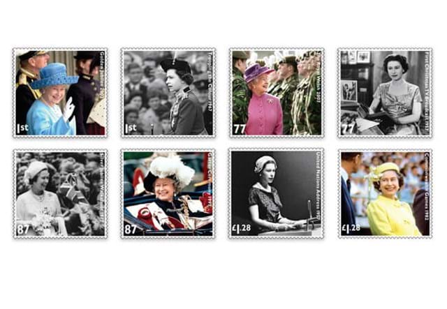 QEII Jubilee Stamp Collection Stamps 4