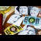 QEII Jubilee Stamp Collection Stamps Close Up