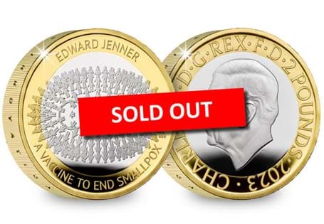 This £2 coin from The Royal Mint celebrates the life and legacy of Edward Jenner and his incredible work in immunology on the 200th anniversary of his death. Struck in Silver Proof Piedfort quality.