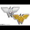 Wonder Woman Shaped Coin Obverse Reverse