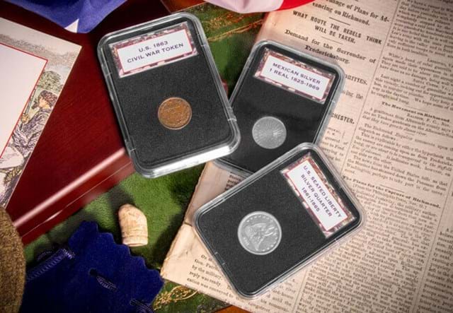 Civil War Commemorative Collection Three Capsules