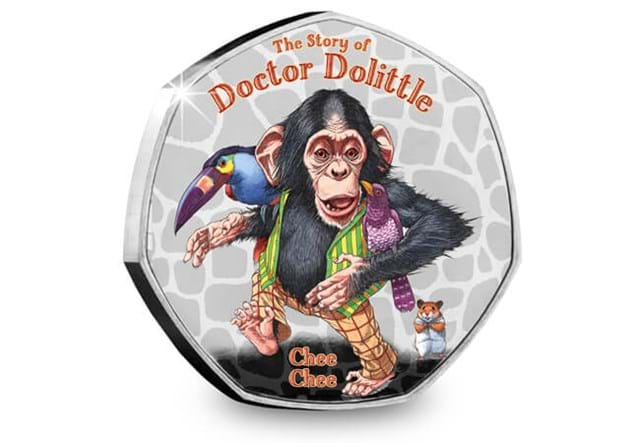 Dr Dolittle Heptagonal Medal Set Chee Chee Reverse