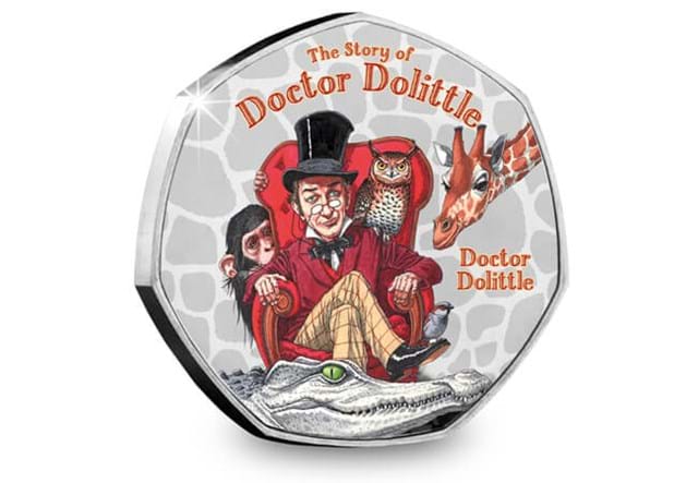 Dr Dolittle Heptagonal Medal Set Doctor Dolittle Reverse
