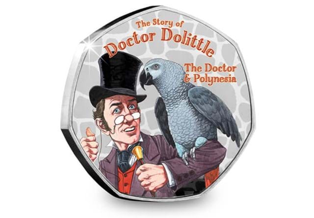 Dr Dolittle Heptagonal Medal Set Doctor Of Polynesia Reverse