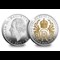 King Charles III Coronation Silver Jersey £5 Coin Obverse Reverse