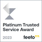 Feefo Platinum Trusted Service Award