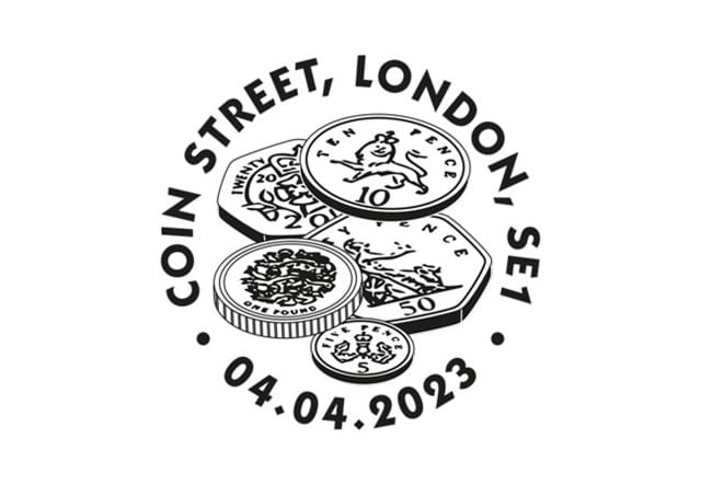 King Charles III Stamp Postmark