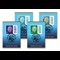 All 4 King Charles III Postage Stamp Postmarked Cards
