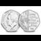 Long Live Our Noble King BU 50P Obverse Reverse