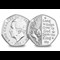 Long To Reign Over Us BU 50P Obverse Reverse