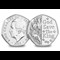 God Save The King BU 50P Obverse Reverse
