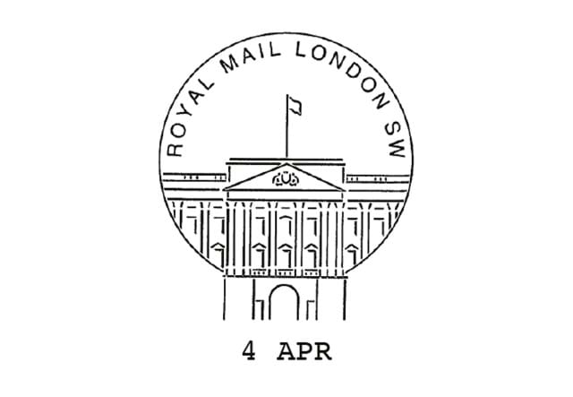 KCIII Britannia Cover Postmark