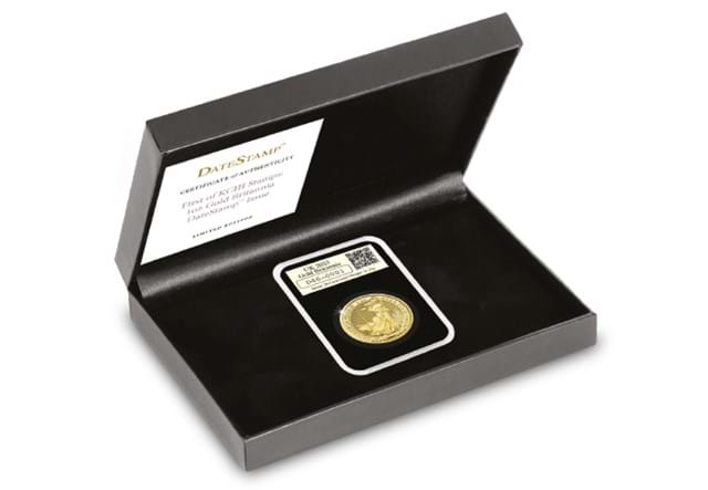 Datestamp 1Oz Gold Britannia KCIII In Display Box