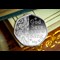 God Save The King Silver 50P Lying On Antique Desk