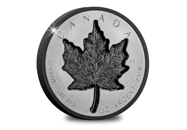 Canada 2023 Incuse Maple Leaf 1Oz Silver Coin Reverse