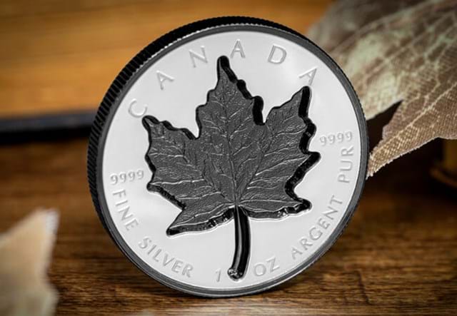 Canada 2023 Incuse Maple Leaf 1Oz Silver Coin Lifestyle 5