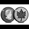 Canada 2023 Incuse Maple Leaf 1Oz Silver Coin Obverse Reverse