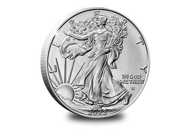 2023 US Silver Eagle Coin Reverse
