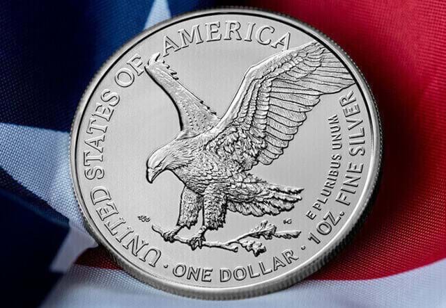 2023 US Silver Eagle Coin Obverse Lifestyle 2