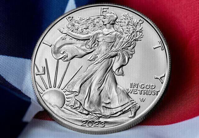 2023 US Silver Eagle Coin Reverse Lifestyle