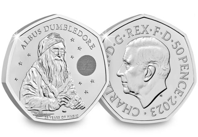 Professor Dumbledore BU 50P Obverse Reverse