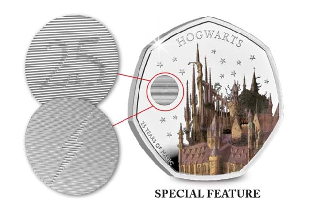 Harry Potter Hogwarts School Silver Lenticular Feature