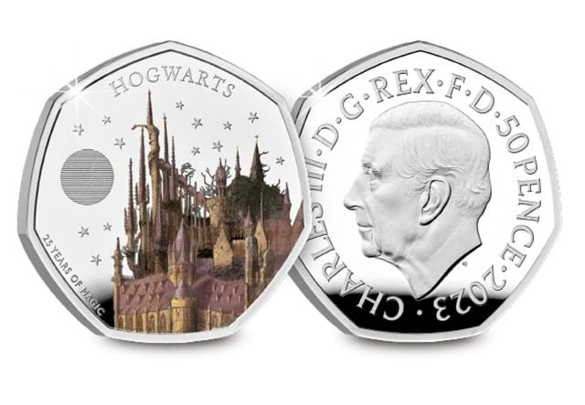 Harry Potter Hogwarts School Silver Obverse Reverse