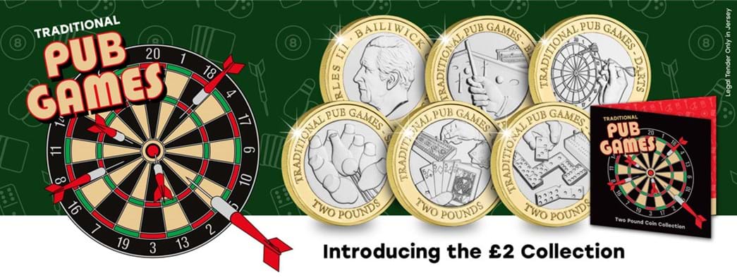 The Traditional Pub Games £2 Coin Range