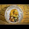 Tutankhamun Masterpiece With Hieroglyphs Behind