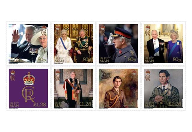 Isle Of Man King Charles III Stamps