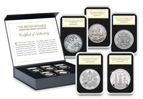 The British Monarch Coronation Crown Collection Full Set