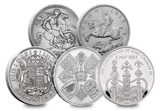 The British Monarch Coronation Crown Collection All Reverses