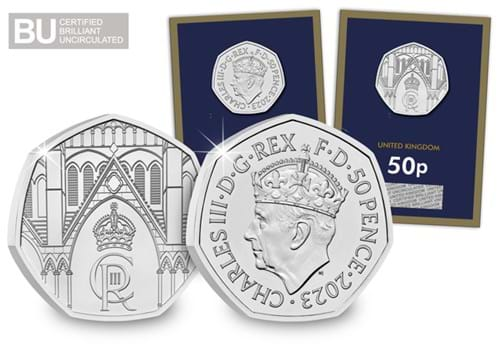 Coronation BU 50p with Change Checker packaging