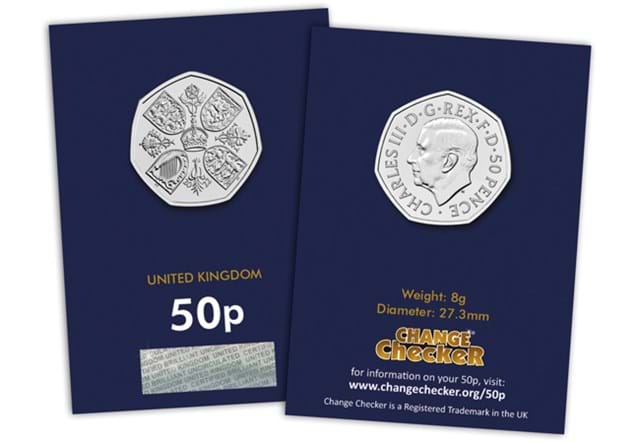 QEII Memoriam 50p in Change Checker Packaging